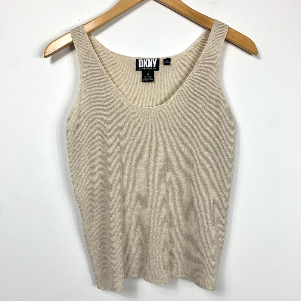 Vintage DKNY Linen Tank Top